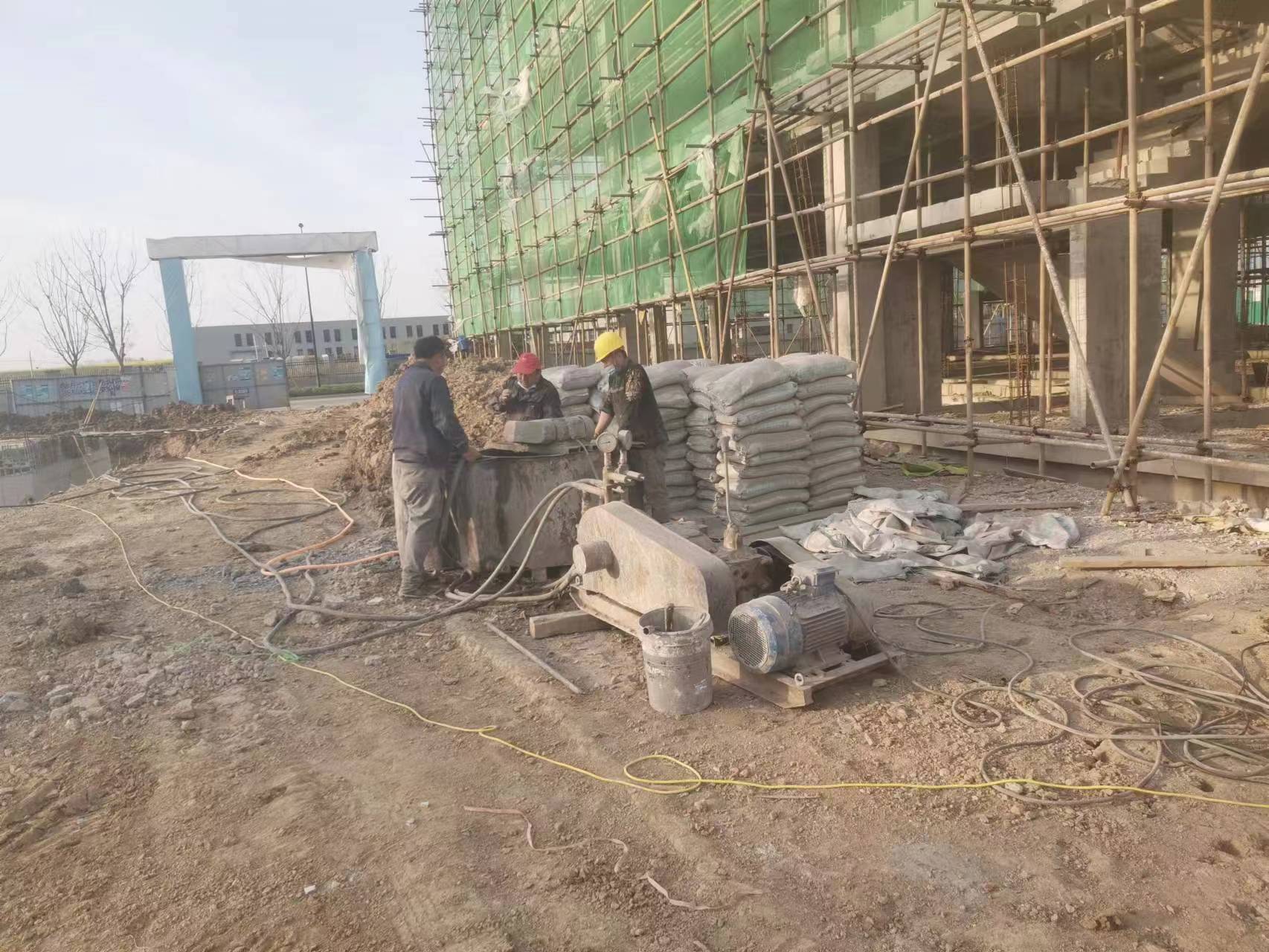 苏家屯别墅下沉注浆